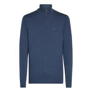 Tommy Hilfiger Flag Embroidery Quarter-Zip Jumper